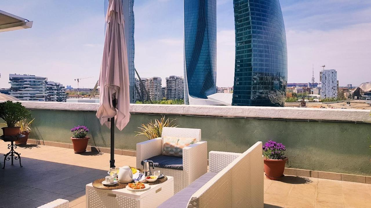 City Life Sky Apartment- Mico- Breathtaking Penthouse 米兰 外观 照片