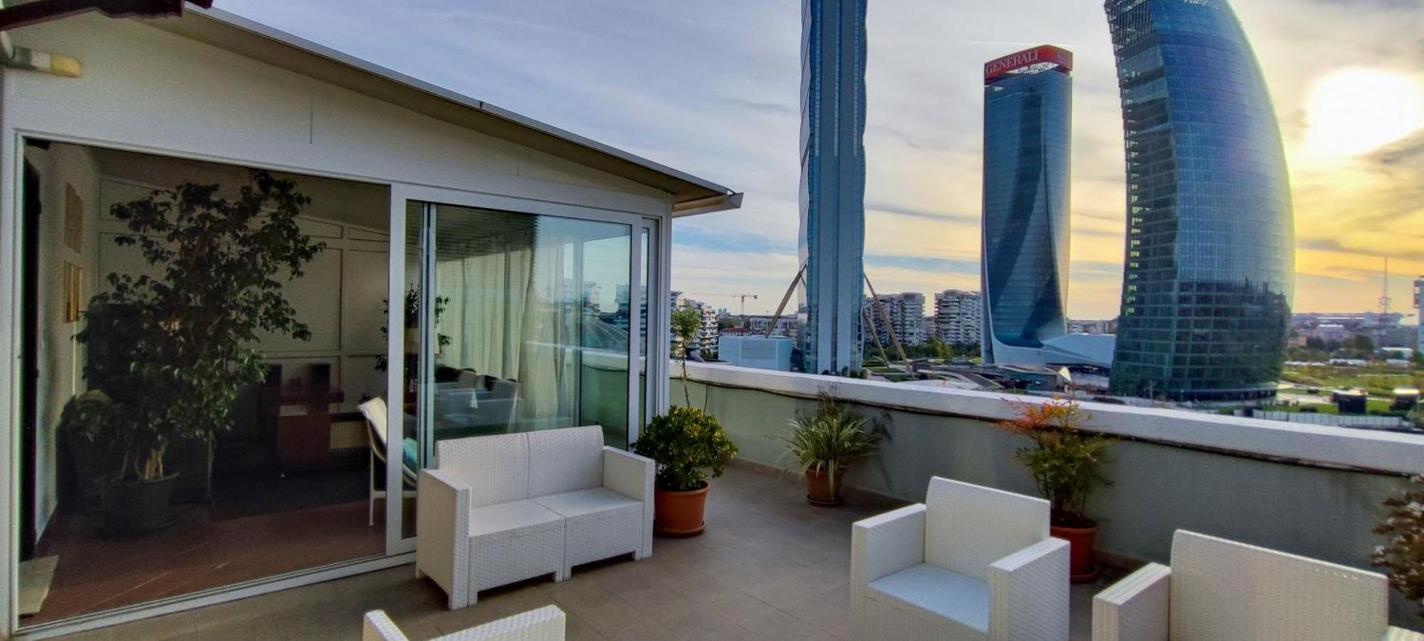 City Life Sky Apartment- Mico- Breathtaking Penthouse 米兰 外观 照片