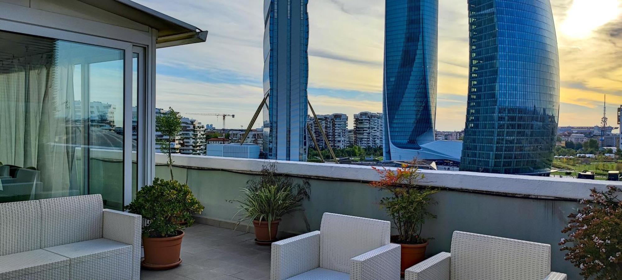 City Life Sky Apartment- Mico- Breathtaking Penthouse 米兰 外观 照片